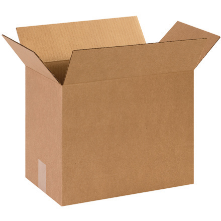 15 <span class='fraction'>1/8</span> x 4 <span class='fraction'>5/8</span> x 14" Corrugated Boxes for Hexpand 3 Bottle Shipper Inserts